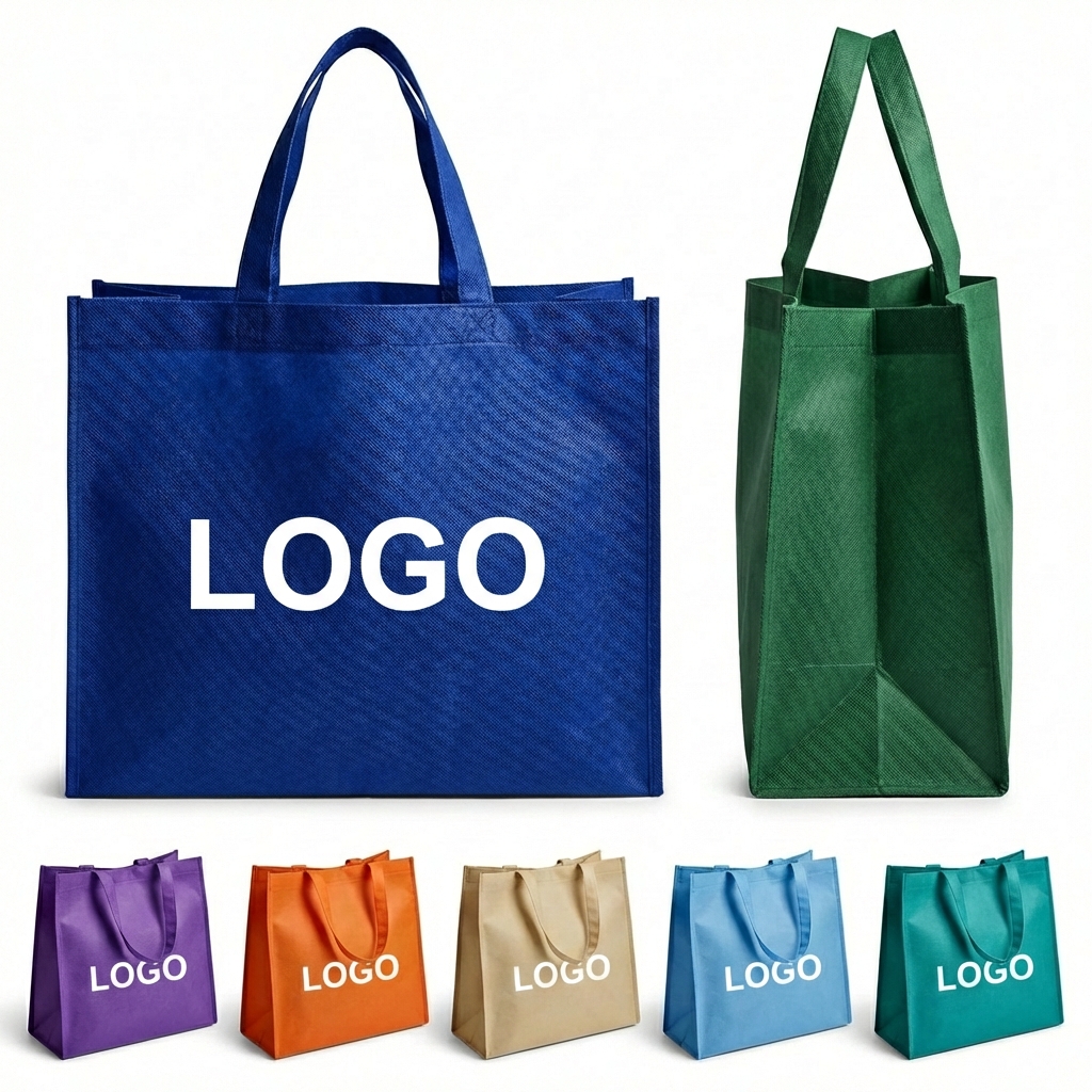 Heavy-Duty Non-Woven Polypropylene Shopping Bag with Reinforced Gusset