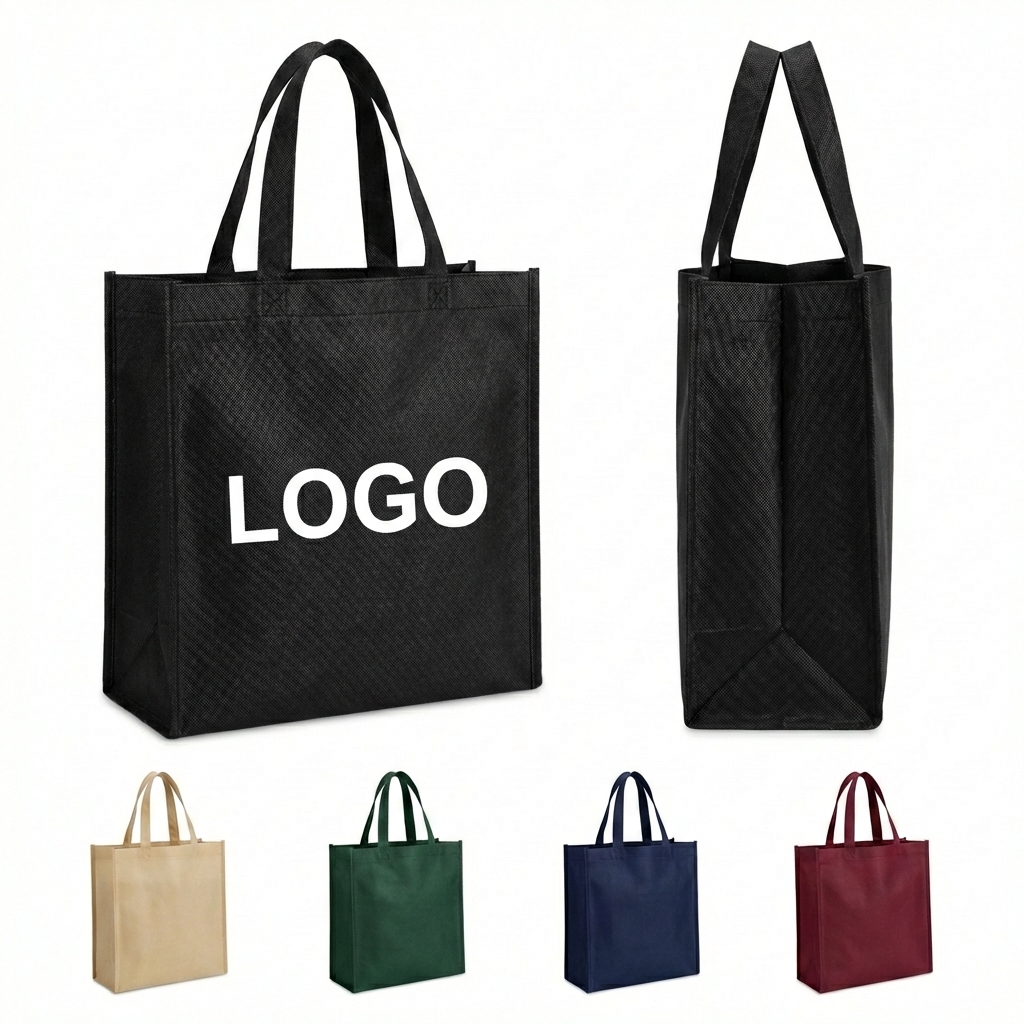 Reinforced Gusset Non-Woven Reusable Shopping Tote
