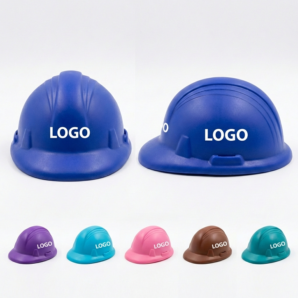 Construction Safety Helmet Squeeze Stress Reliever