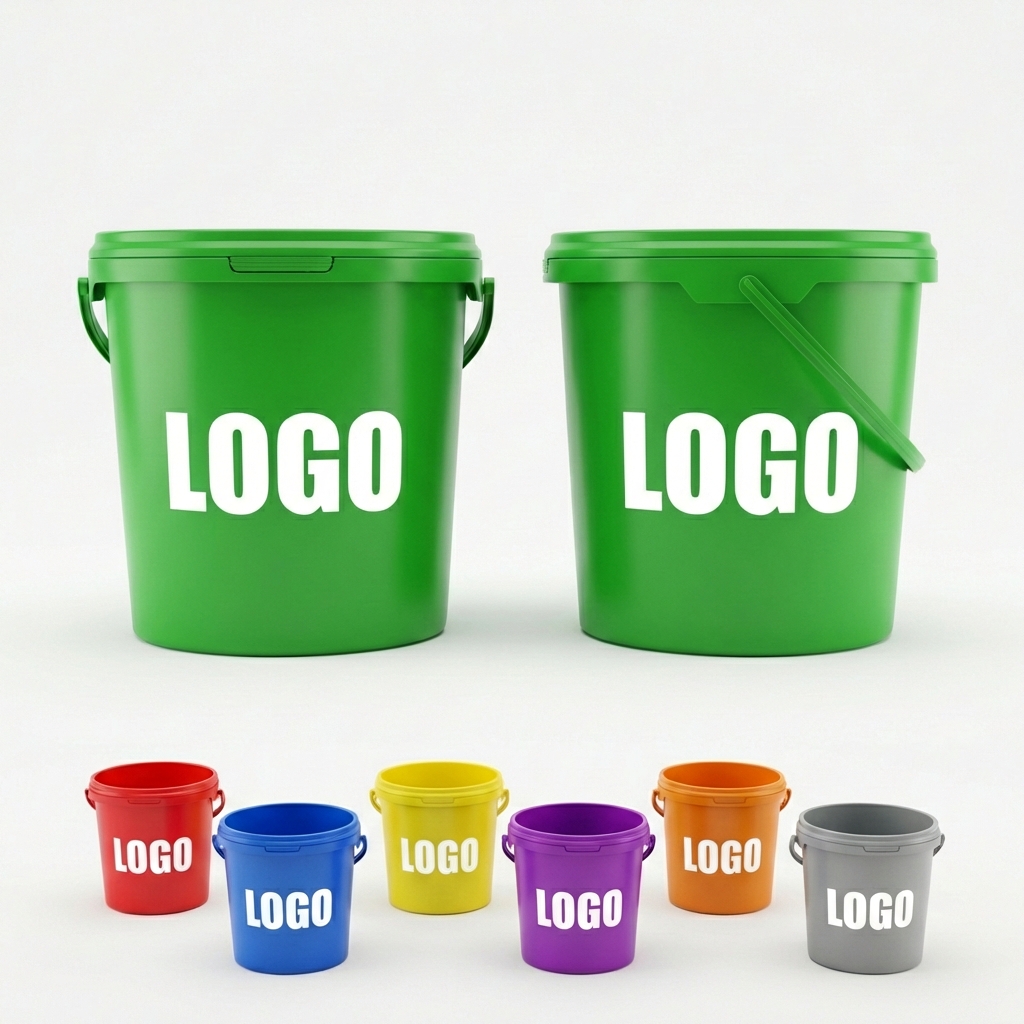 Vibrant Multi-Purpose Plastic Utility Pail