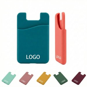 Adhesive Silicone Smartphone Card Carrier