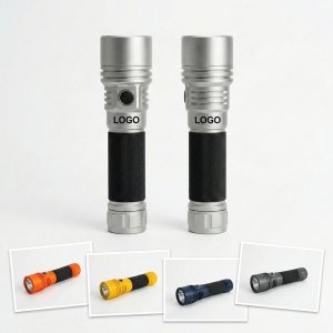 Versatile LED Handheld Flashlight - Assorted Colors
