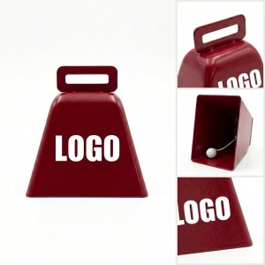 Rugged Metal Event Cowbell with Integrated Handle