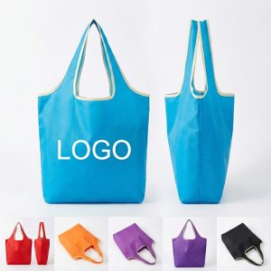 Recycled PET Two-Tone Integrated Handle Tote