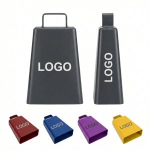 Vibrant Steel Event Cheering Bell with Integrated Top Handle