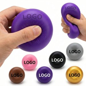 Tactile Foam Squeeze Reliever 2.4" Circular Hand Exerciser