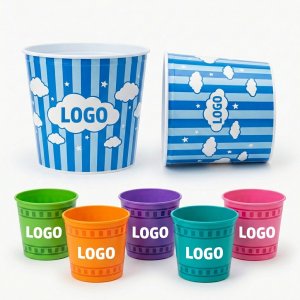 Cinema Theme Snack Container Ensemble - Jumbo Tubs and Individual Cups